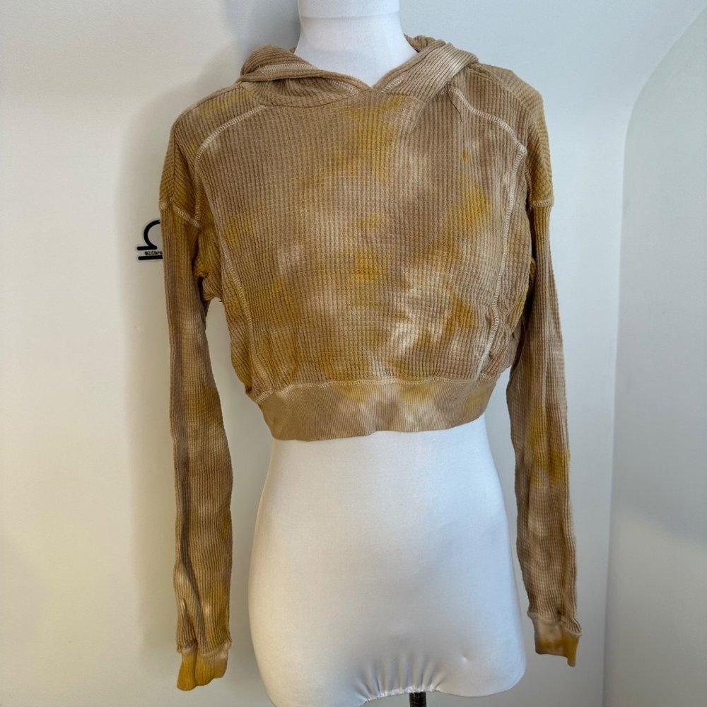 Wild Fable Waffle Knit Cropped Hoodie S